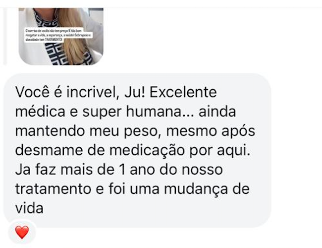 Depoimento Dra. Juliana Fróes